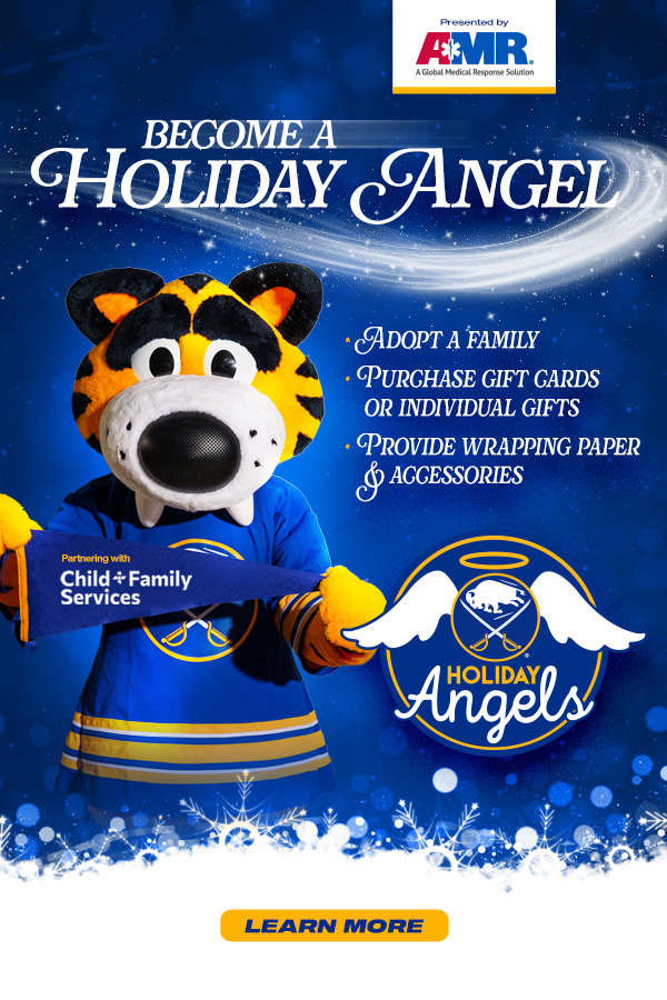 Sabres Holiday Angels:The program offers Sabres fans an opportunity to provide gifts for a family in need
