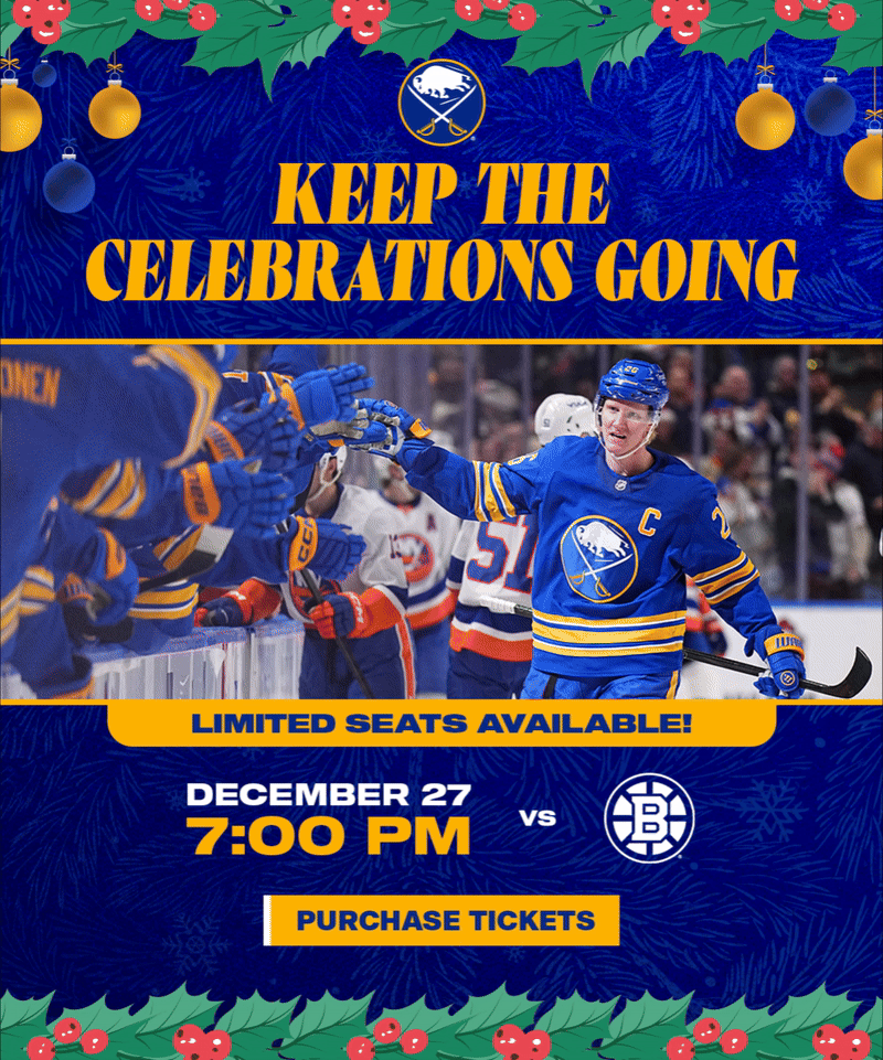 Buffalo Sabres vs. Boston Bruins | Saturday, December 27