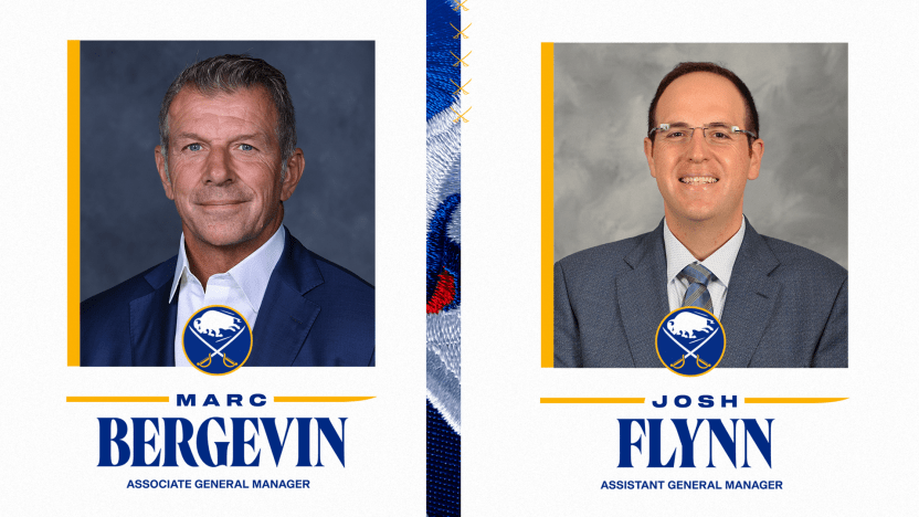 Sabres hire Bergevin as associate GM, Flynn as assistant GM