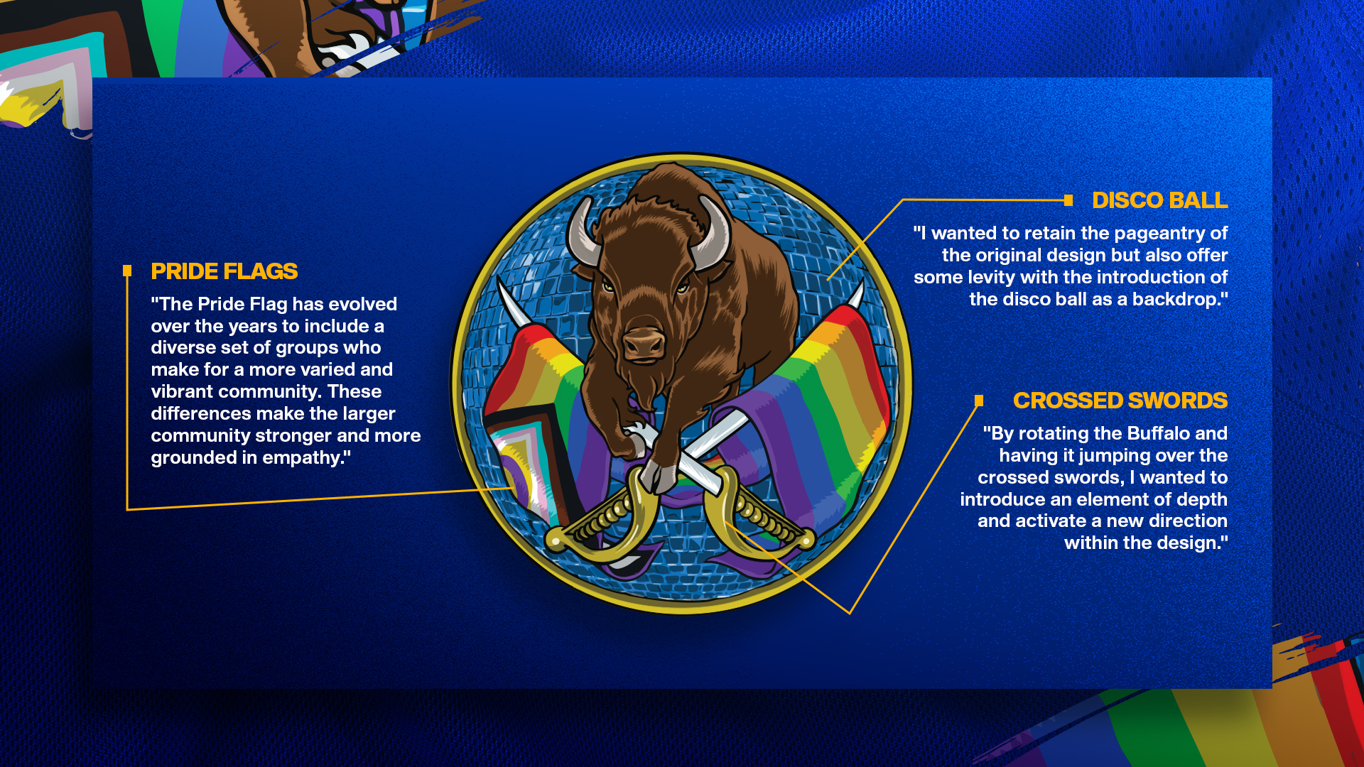 Pride NIght Crest Details