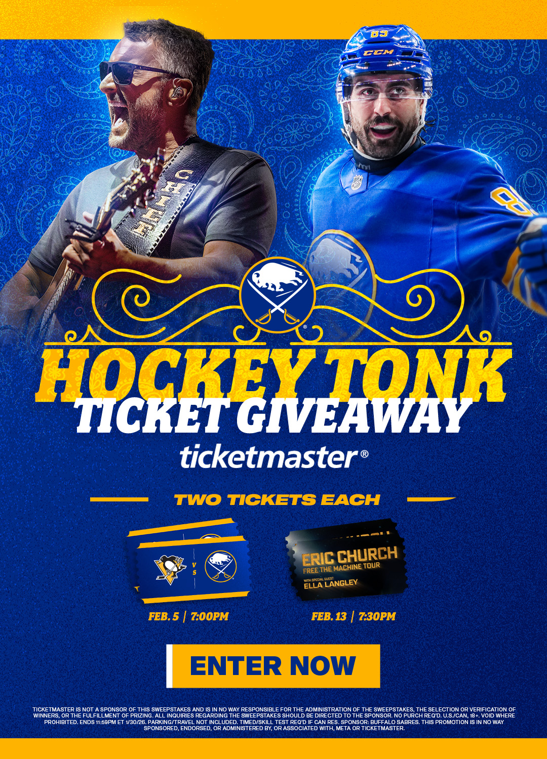 Hokcey Tonk Ticket Giveaway
