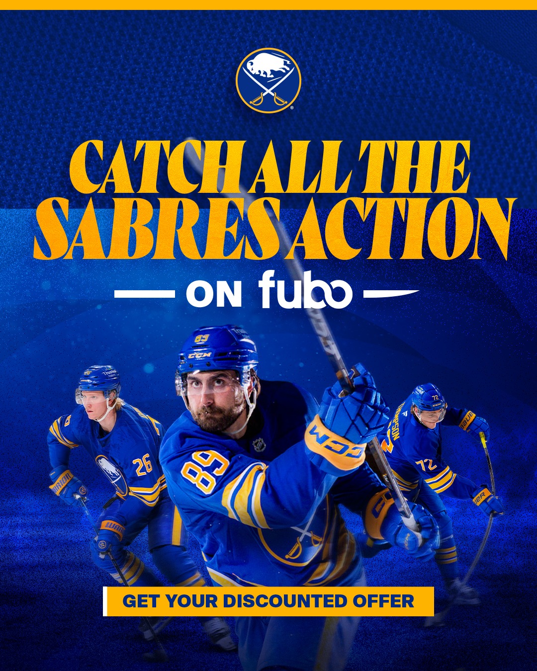 Catch all the Sabres action on fubo