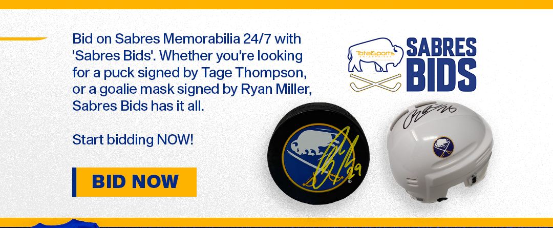 Sabres Bids: Bid Now