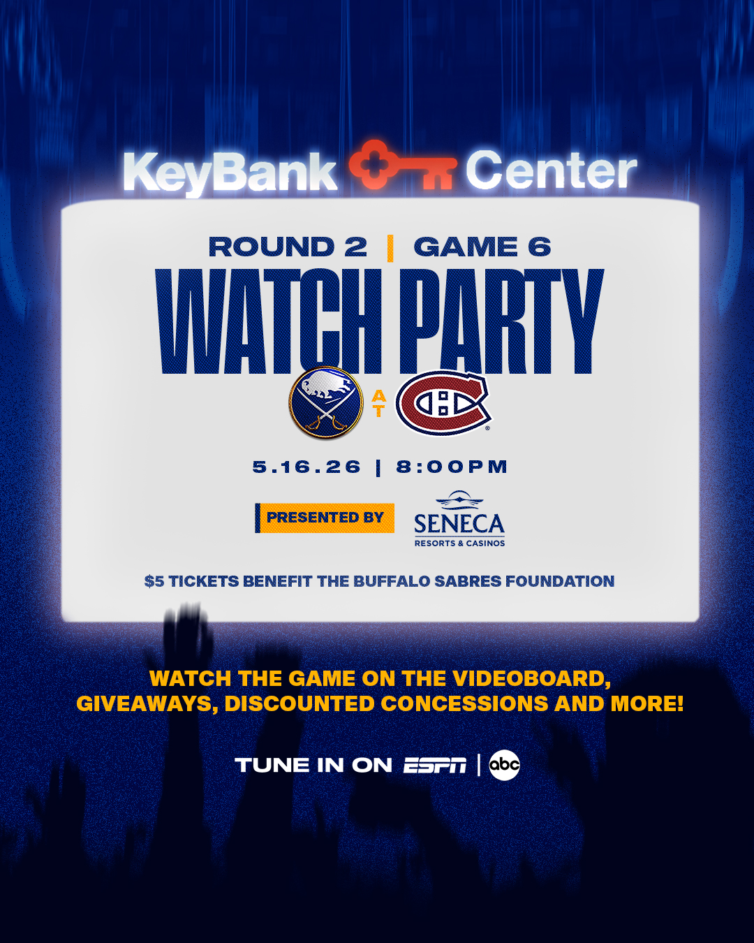 Round 2 , Game 6 Watch Party