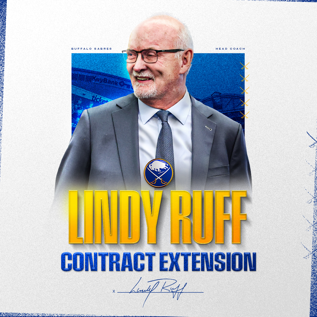 Lindy Ruff Signs Contract Extension
