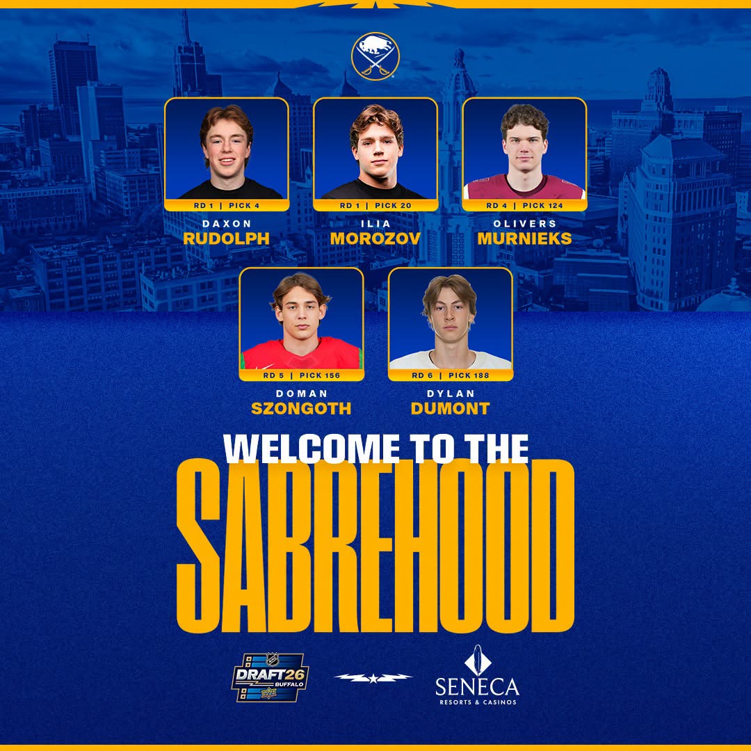 2026 Sabres Draft class