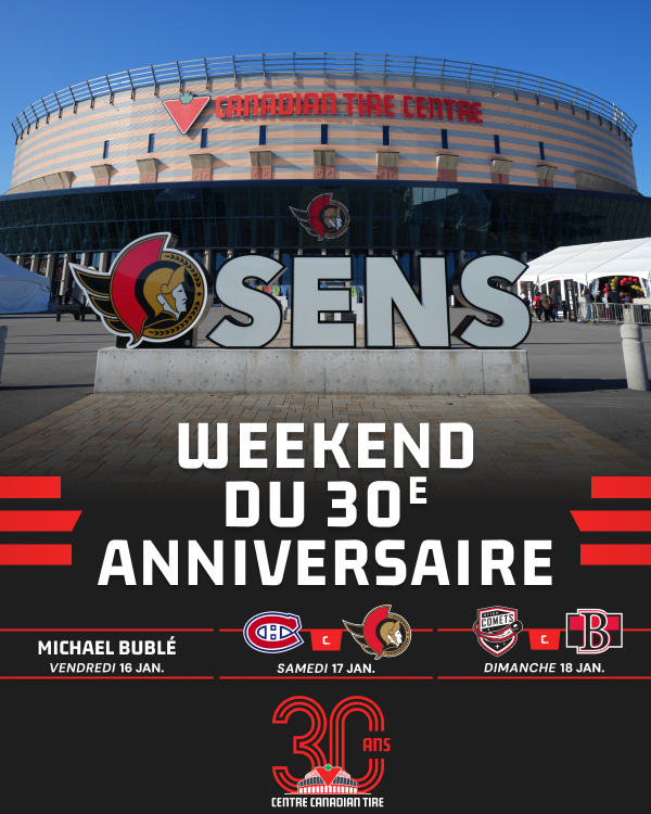 Plans du weekend du 30e anniversaire