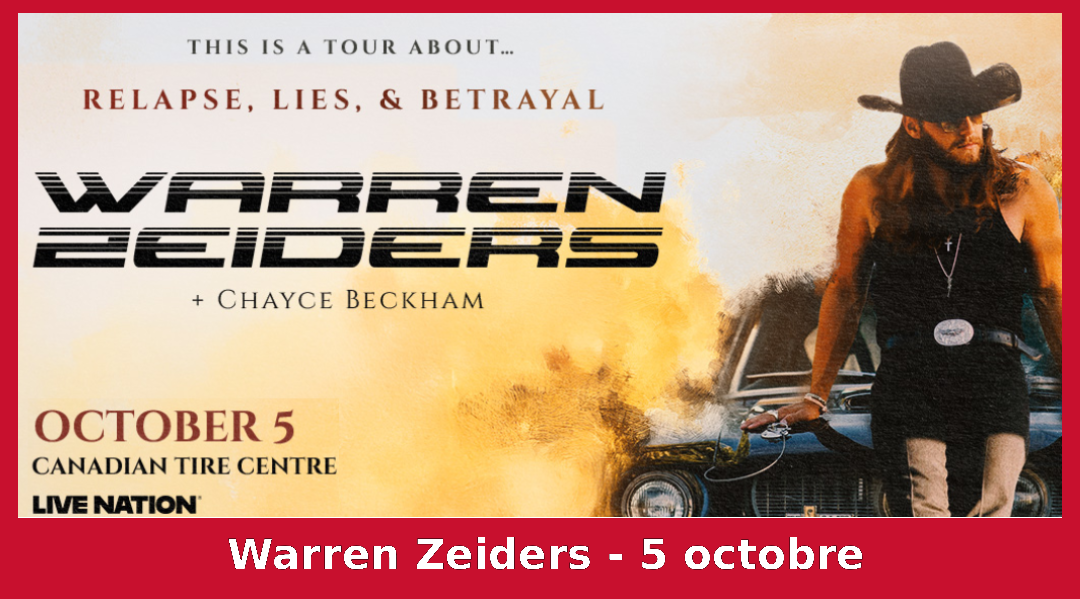 Warren Zeiders: Relapse, Lies, & Betrayal Tour