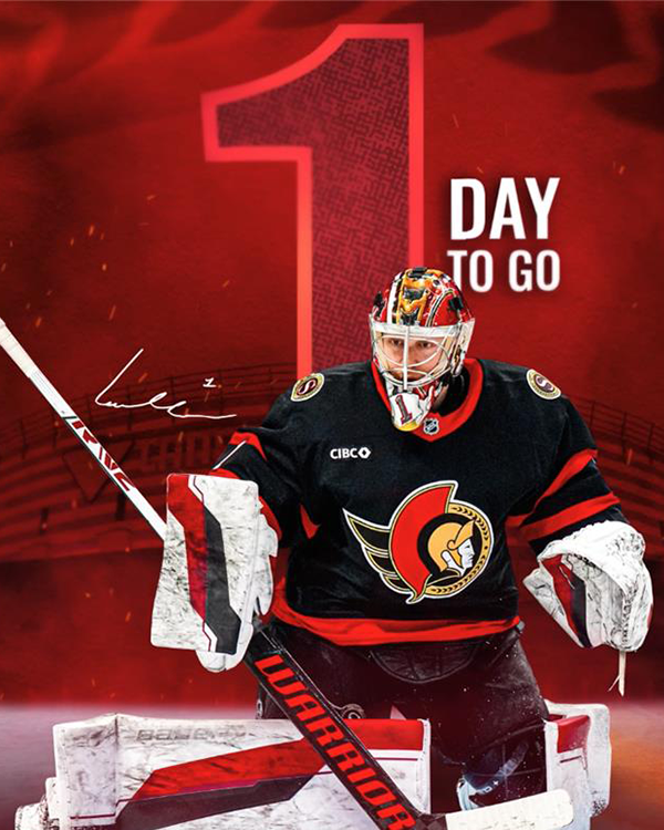 Regular season hockey is one sleep away!