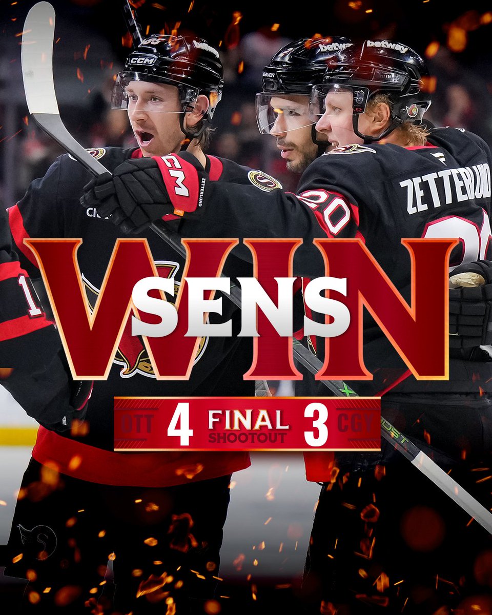 Sens Win!!