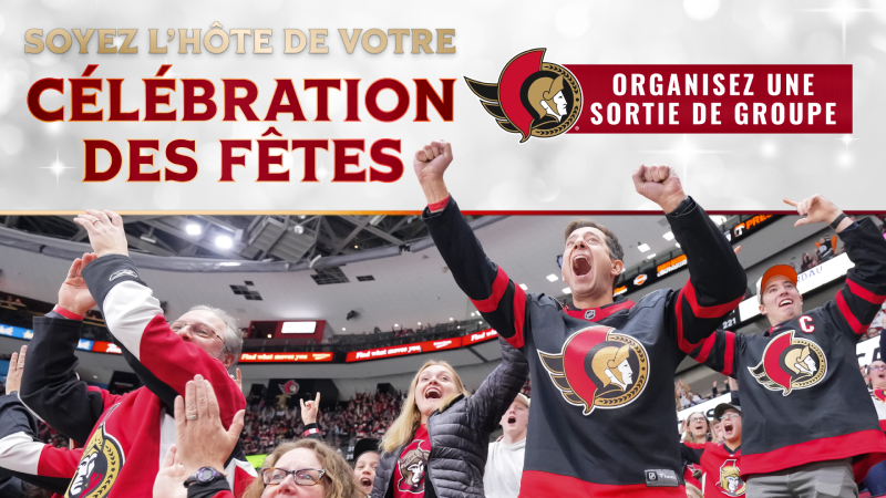 Passez en mode Sénateurs pour votre célébration des fêtes🎁
