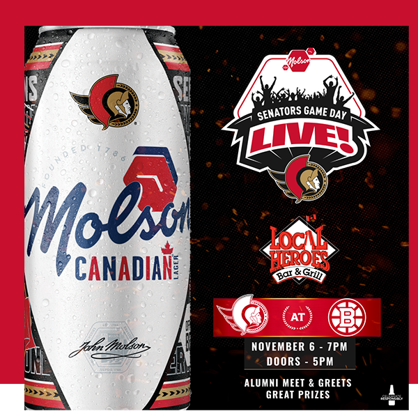 Don’t miss the Senators road action! 