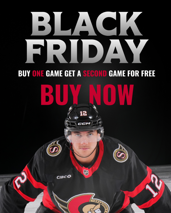 Black Friday: Sens Edition 🎟️