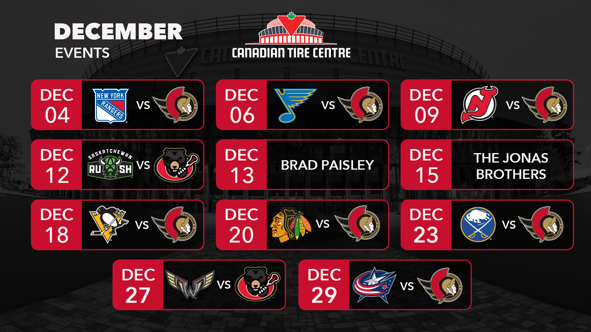 ecember Events