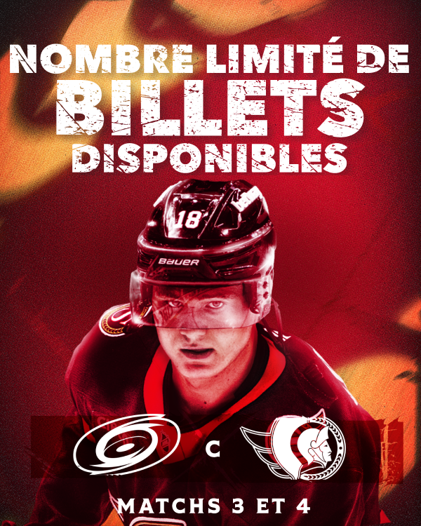 Mise en vente limitée de billets