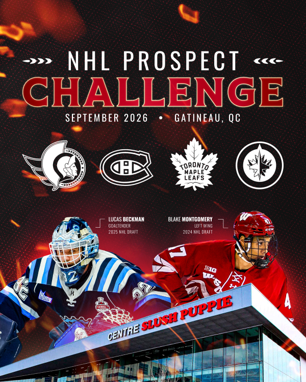 The NHL Prospect Challenge comes to Gatineau 🔥