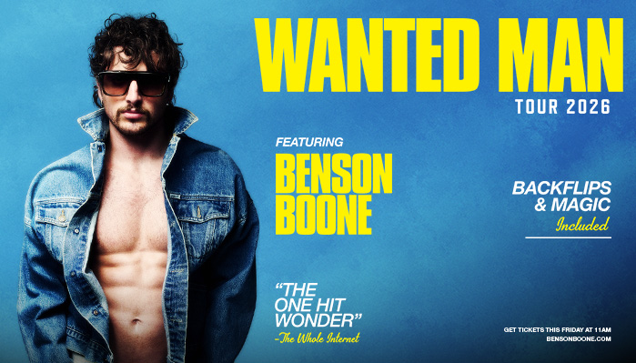 Benson Boone - Wanted Man Tour 2026