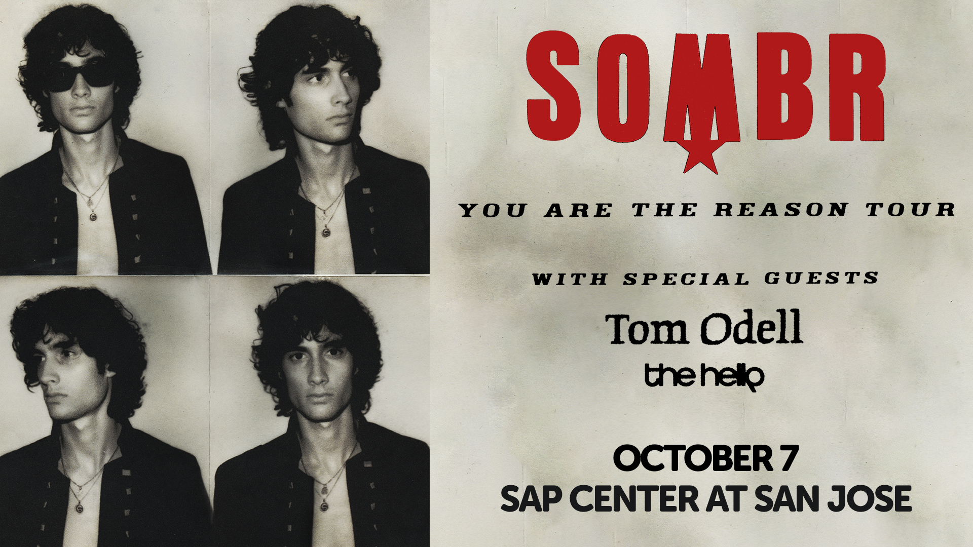 Sombr - You are the reason tour