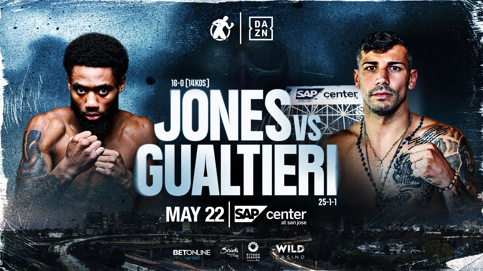 JONES vs GUALTIERI Golden Boy Boxing