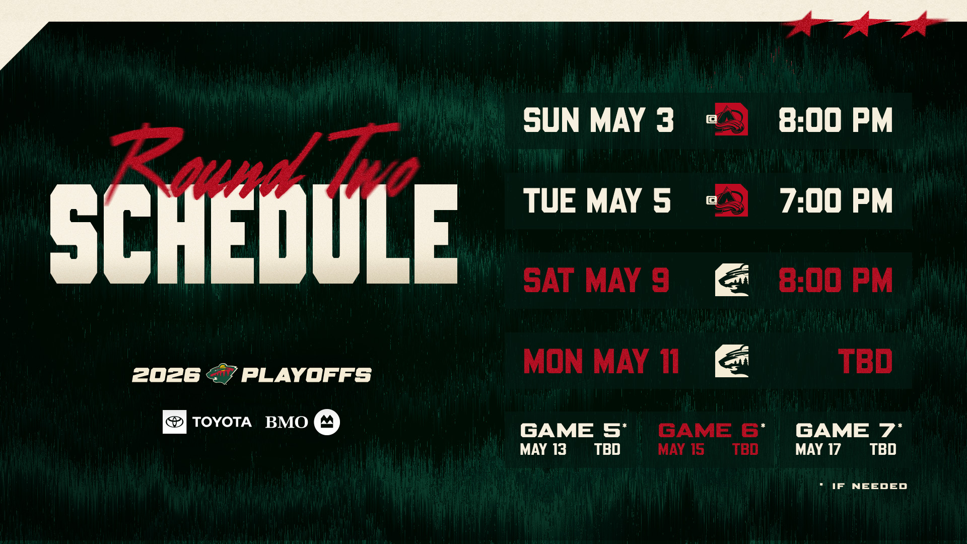 Playoff Schedule