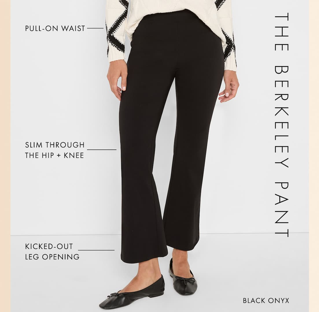 Berkeley Boot Wonderstretch Pant in Black Onyx
