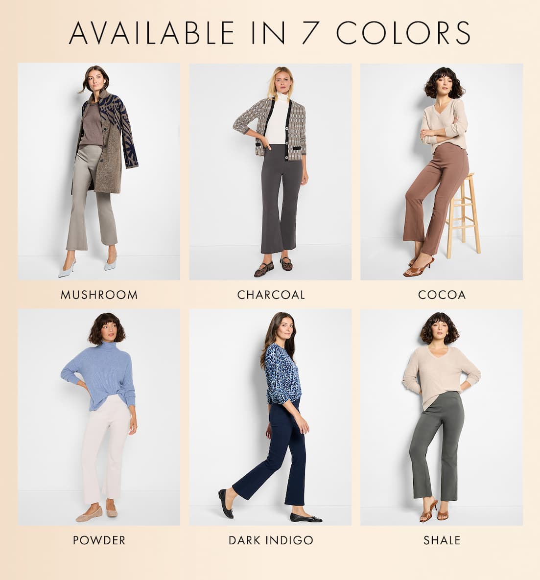 Available in 7 colors