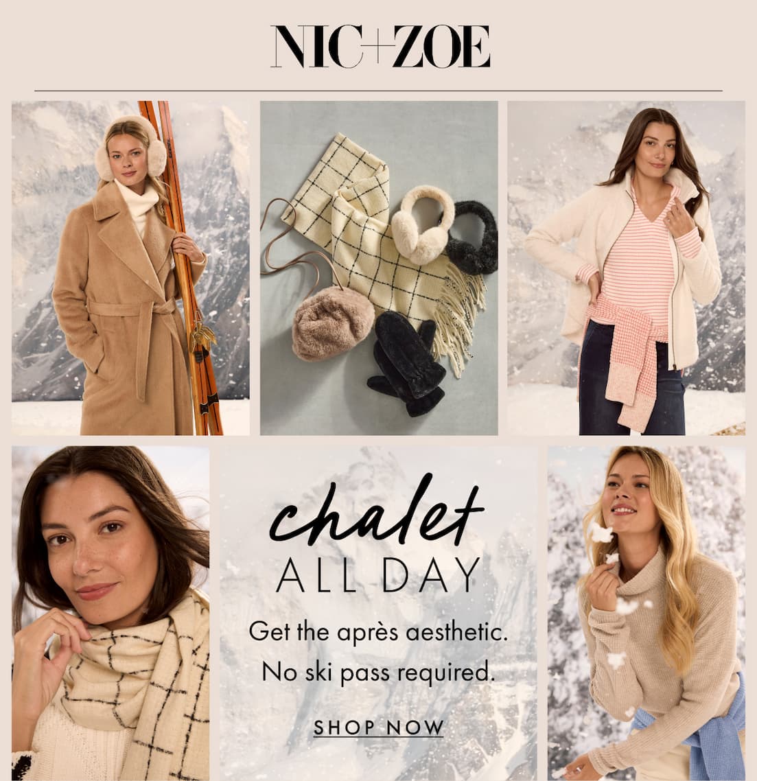 Chalet all day. Shop apres styles now.