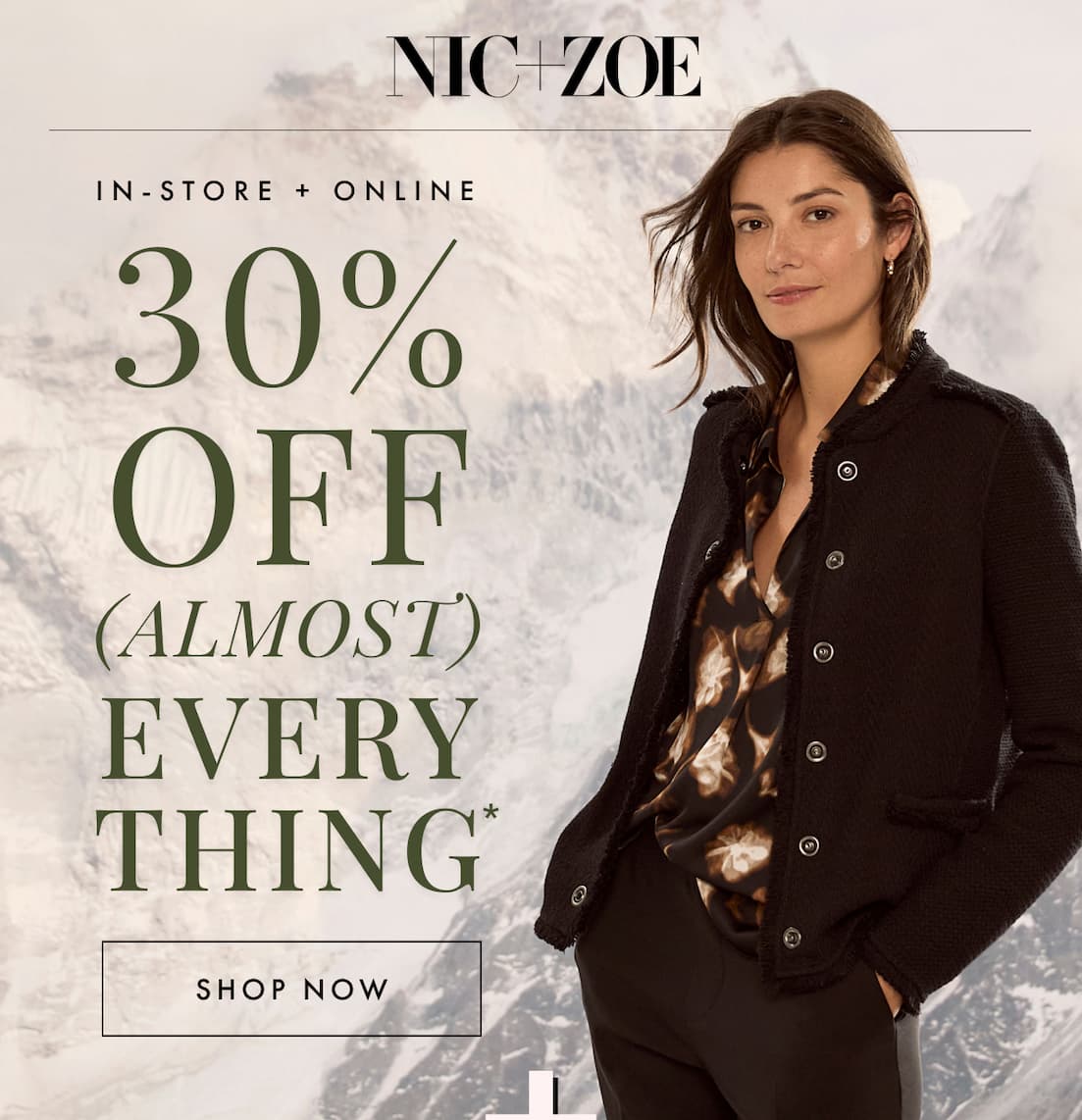 30% off (almost) everything. Shop now.