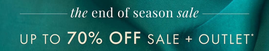 The end of season sale. Up to 70% off sale + outlet. Shop now.
