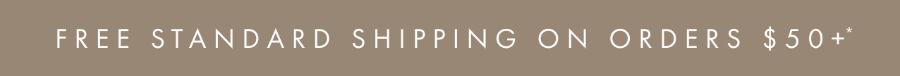 Free standard shipping on orders $50+