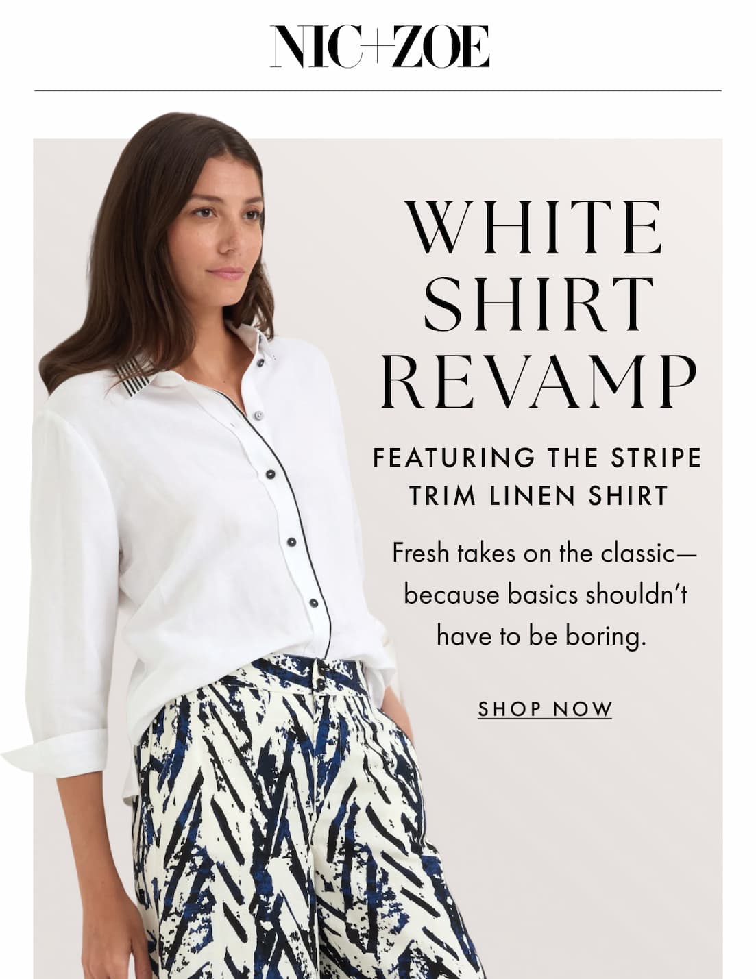 White shirt revamp. Fresh takes on the classic.