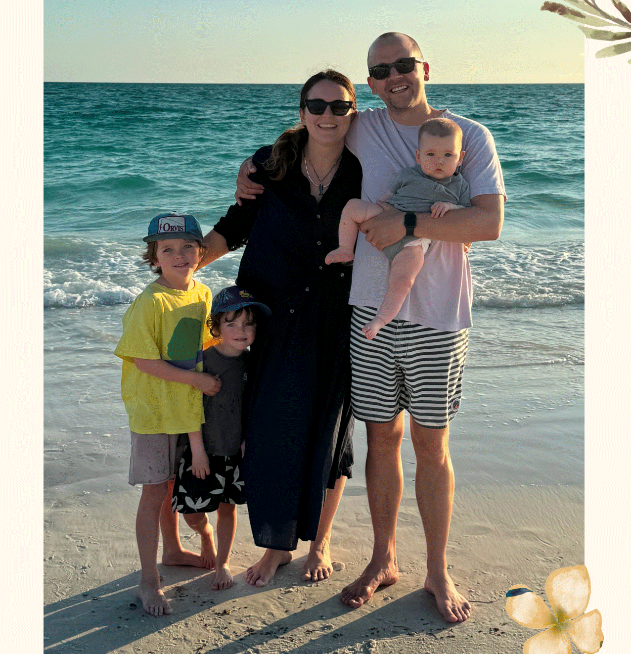 GIF of NIC+ZOE team's family photos, showcasing a warm and loving atmosphere.