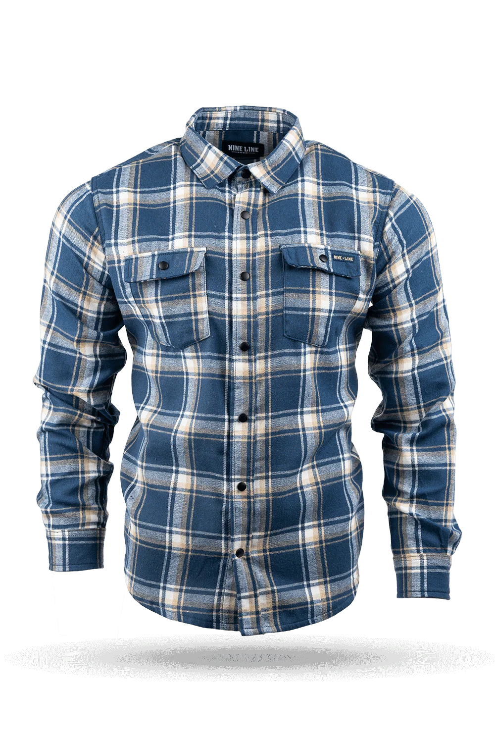 Image of Button-Up Snap Flannel Shirt