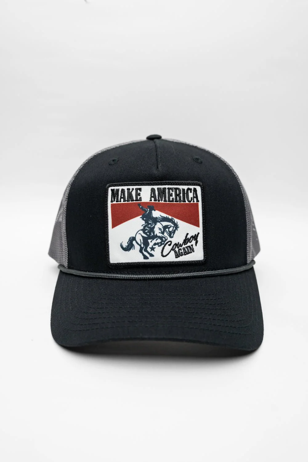 Image of Cowboy Again - Richardson Rope Trucker Hat