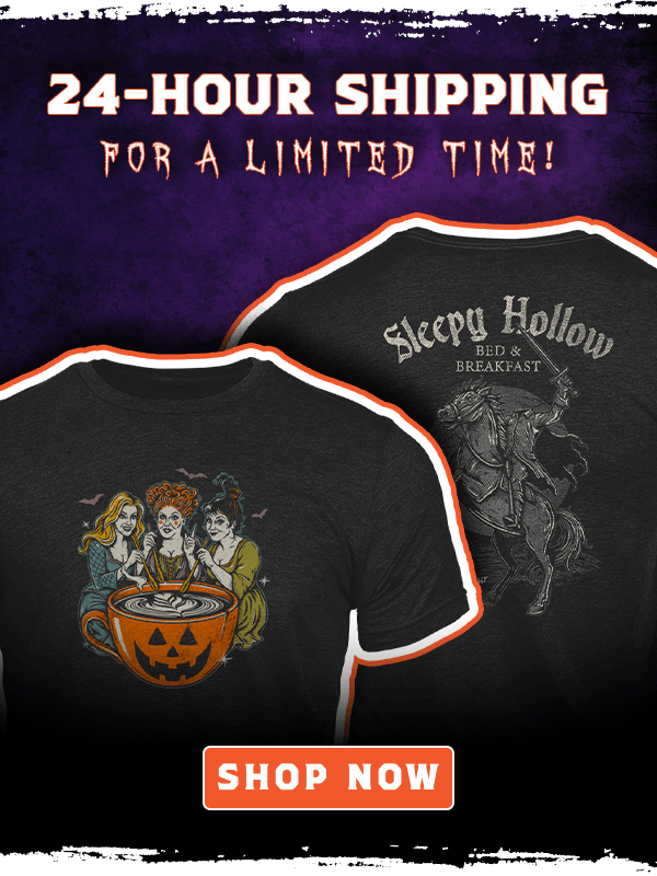 24 Hour Ship Halloween Designs