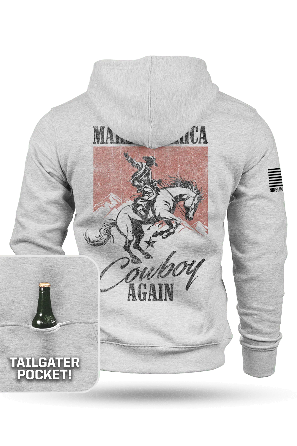 Image of Make America Cowboy Again - Tailgater Hoodie