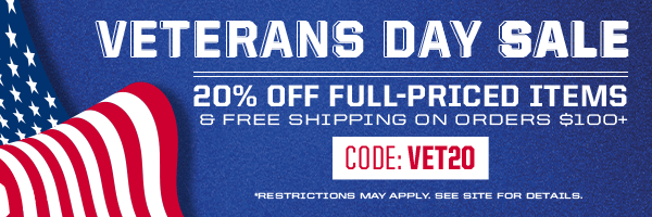 Veterans Day 20% Off