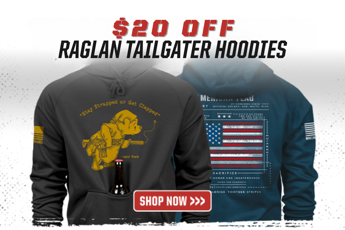 Raglan Tailgater Hoodies $20 Off