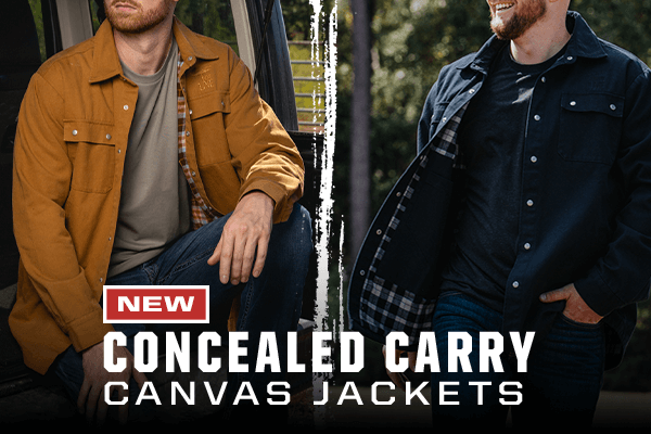 NEW! Concealed Carry Canvas Jackets