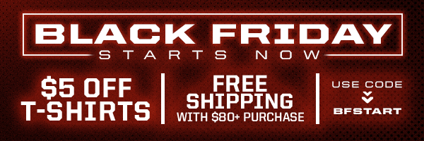 Sale: $5 Off T-shirts and Free Shipping at $80