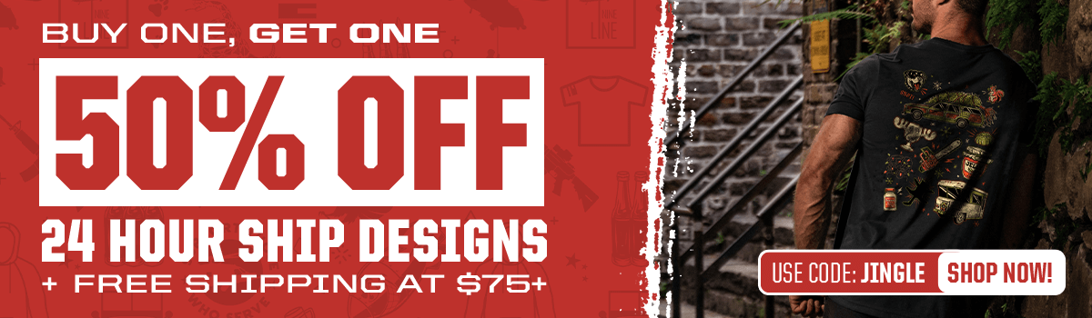BOGO 50% Off 24 Hour Apparel + Free Shipping at $75