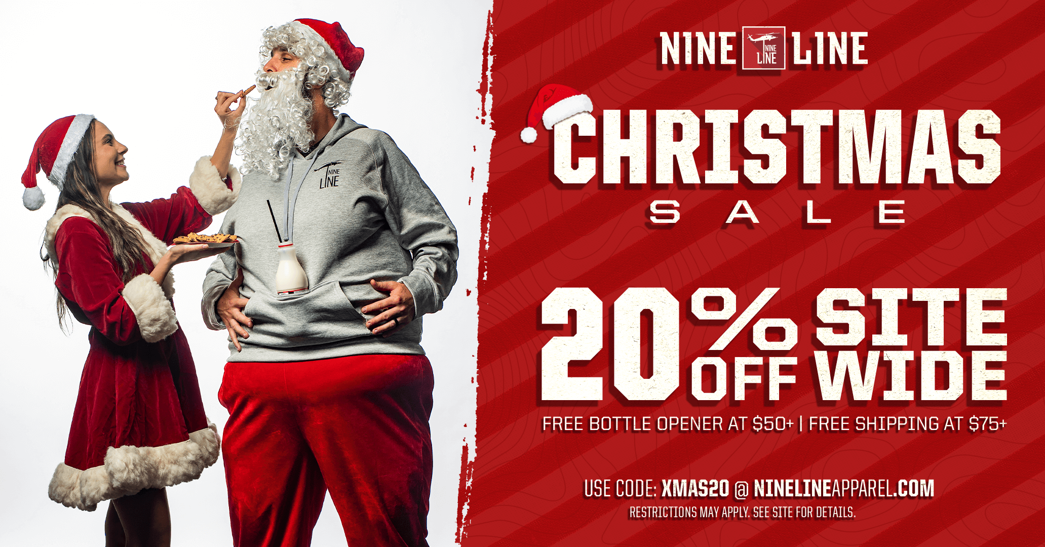 20% off site wide and free gifts at $50