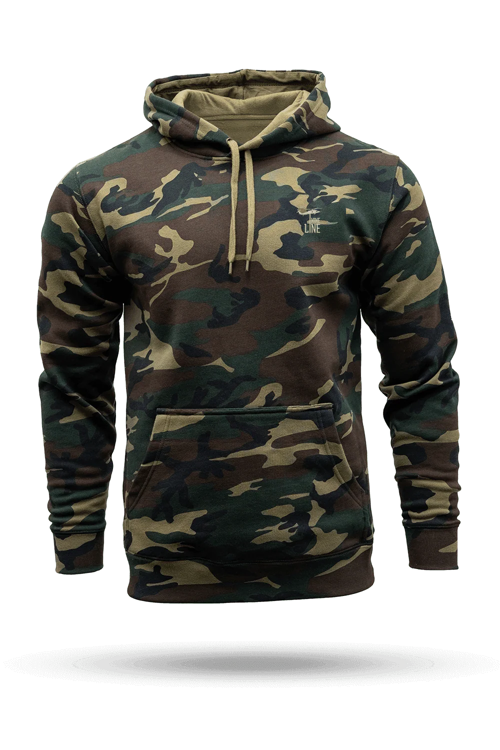 Image of Silicone Dropline Logo - Camo Hoodie
