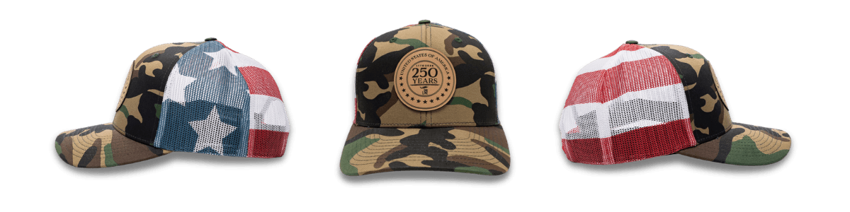250th Circle Logo - Richardson Snapback Hat