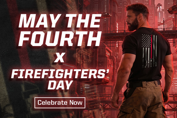 Firefighters Saber Flag - T-Shirt