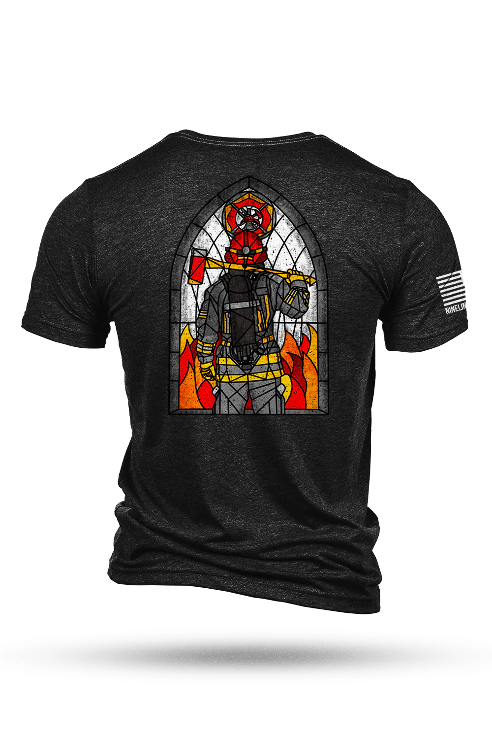 Image of Stained Glass Firefighter
