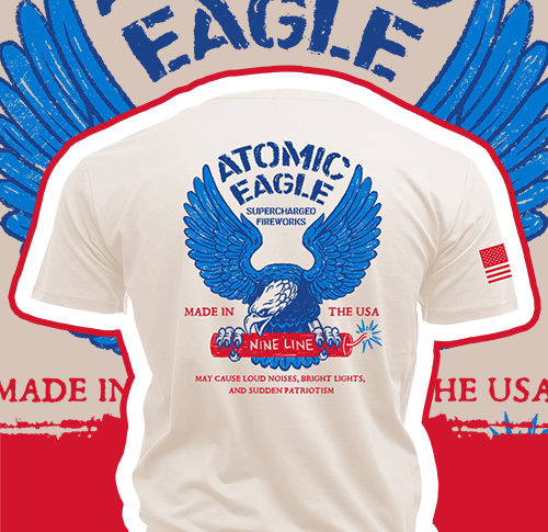Atomic Eagle - Cotton T-Shirt