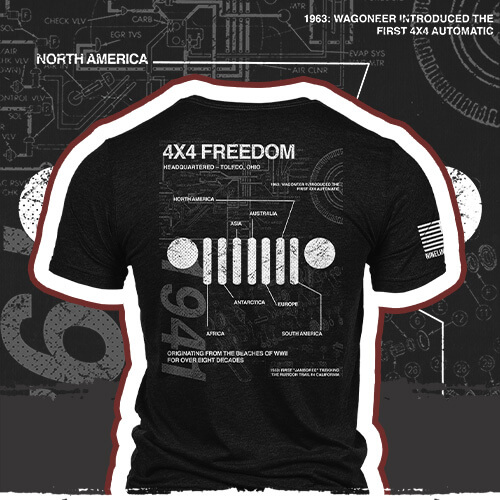 4X4 Freedom - T-Shirt