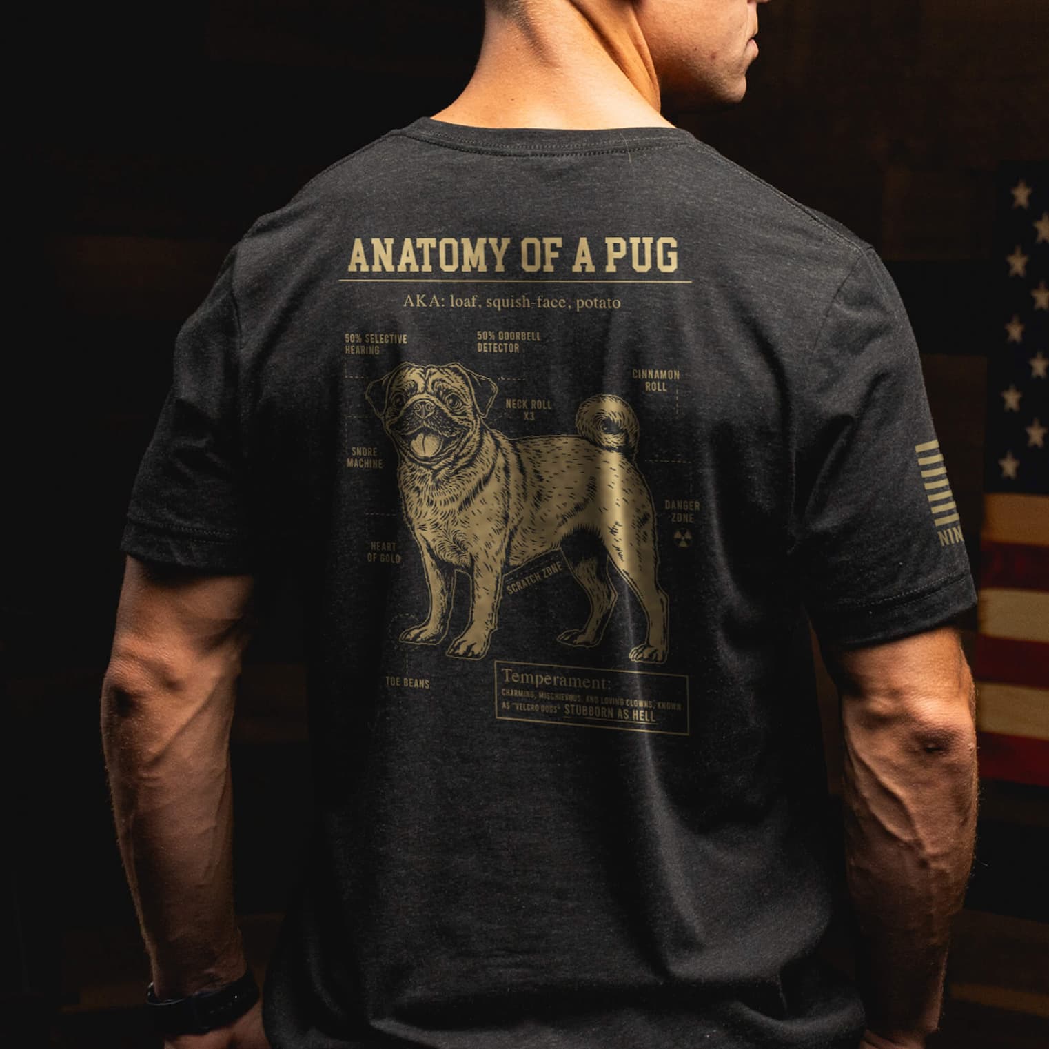 Pug Schematic T-Shirt