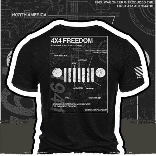 4X4 Freedom - T-Shirt
